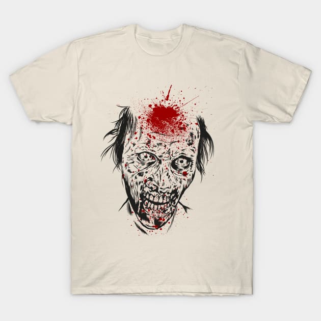 Zombie Headshot T-Shirt by BrayInk